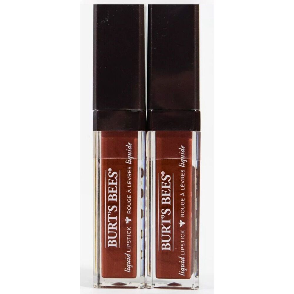 2 Burts Bees 100% Natural Liquid Lipstick‎ - #804 PEONY PUDDLE